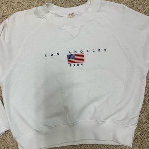 Brandy Melville white crewneck!